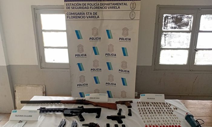 Allanamientos en F. Varela y Berazategui: tres detenidos y varias armas secuestradas